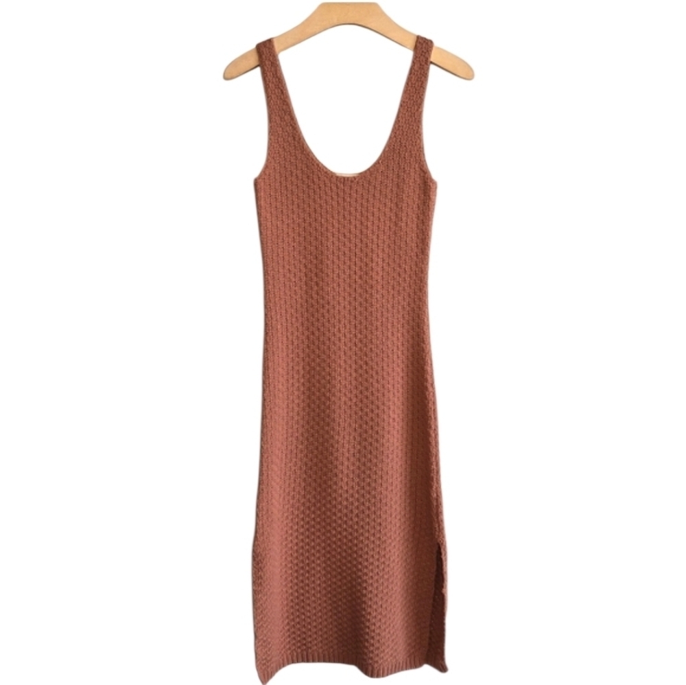 Lovers + Friends Julia Sleeveless Knit Midi Sweater Dress Summer Boho Sz XS